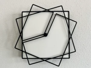 3d printed cube clock 3d printing service by 3Ding 