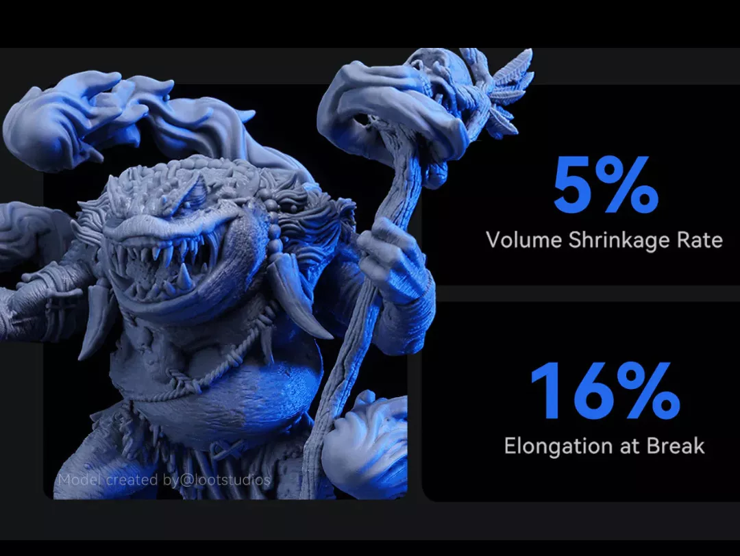 Anycubic Standard Resin low shrinkage dimensional accuracy