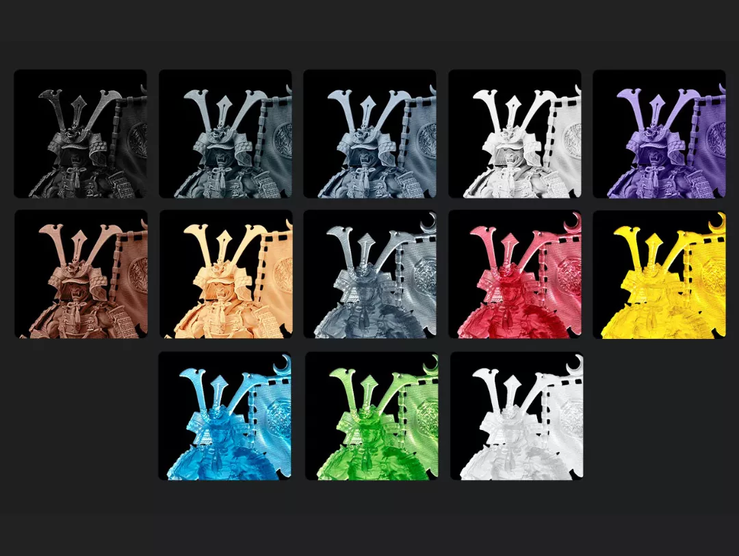 Anycubic Standard Resin available in 14 vibrant colours