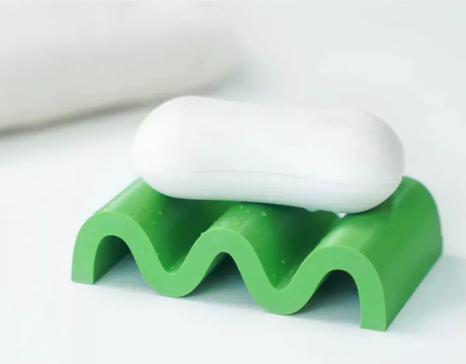 Bambu Lab ABS printed soap dish showing water-resistant performance