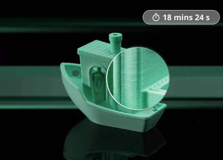 Bambu Lab P1S high-speed printing with quality