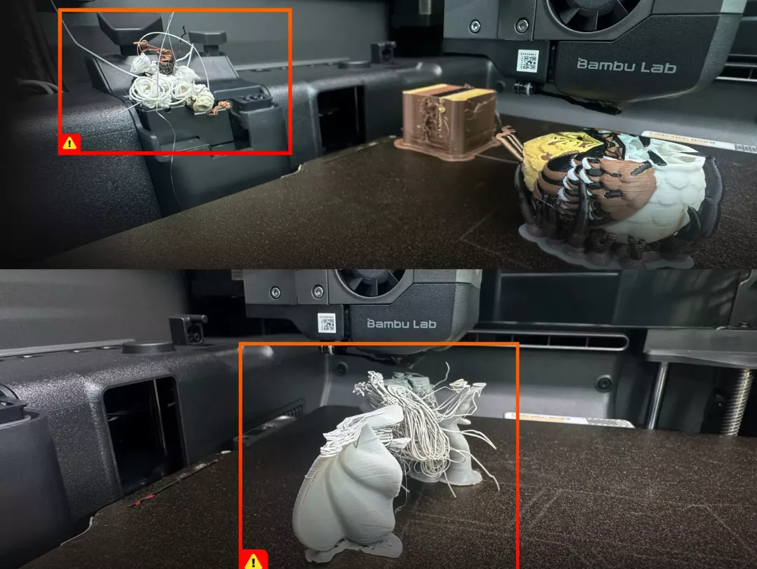 Bambu Lab X2D eight AI detection modes for print failure prevention