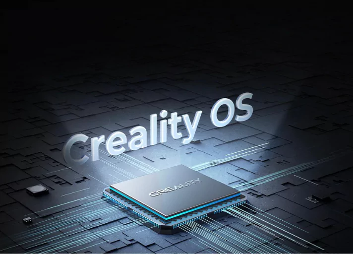 Creality K1 with Creality OS dual-core 1.2GHz CPU and 8GB ROM