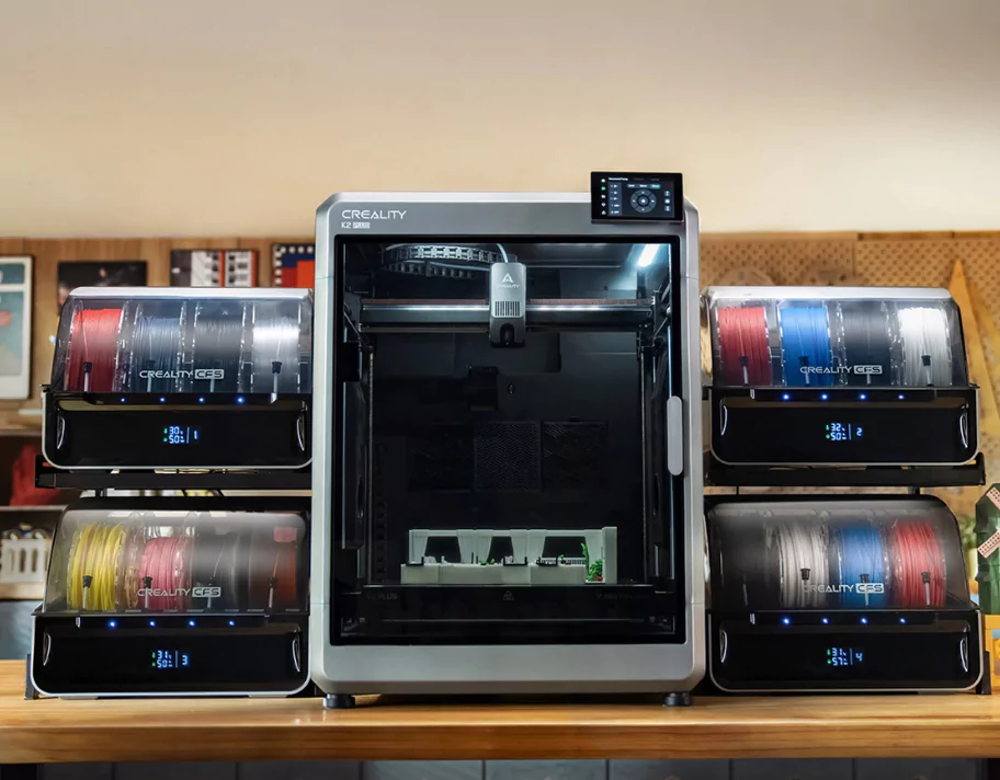 Creality K2 Plus CFS Combo 3D Printer allows 16 Colors to Elevate Your Creativity