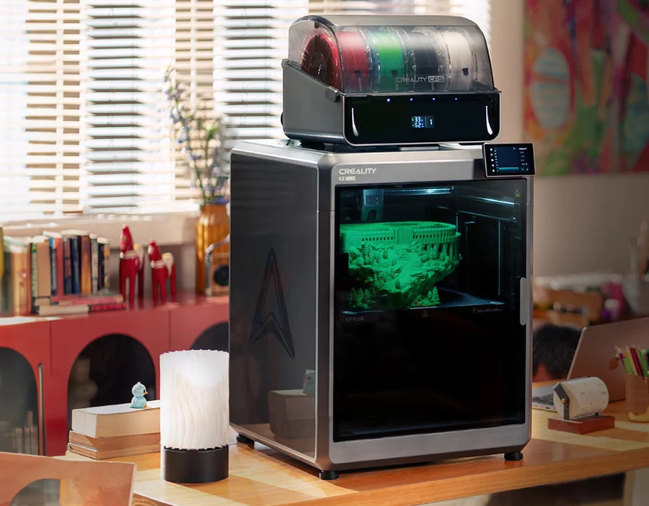 K2 Plus CFS Combo 3D Printer Extremely Silent While Printing Hard