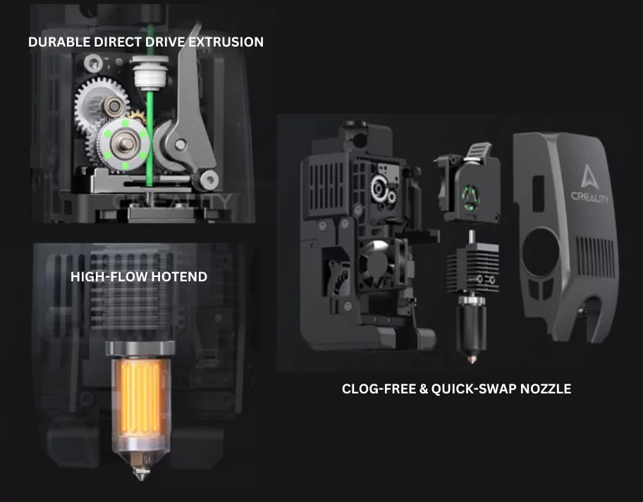 Creality K2 Plus CFS Combo 3D Printer Offers Durable Direct Drive Extrusion