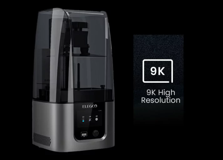 Elegoo Mars 4 Ultra 7-inch 9K monochrome LCD with ultra-fine precision