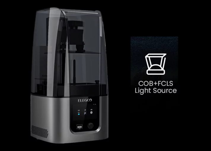 Elegoo Mars 4 Ultra laser-engraved build platform for reliable adhesion