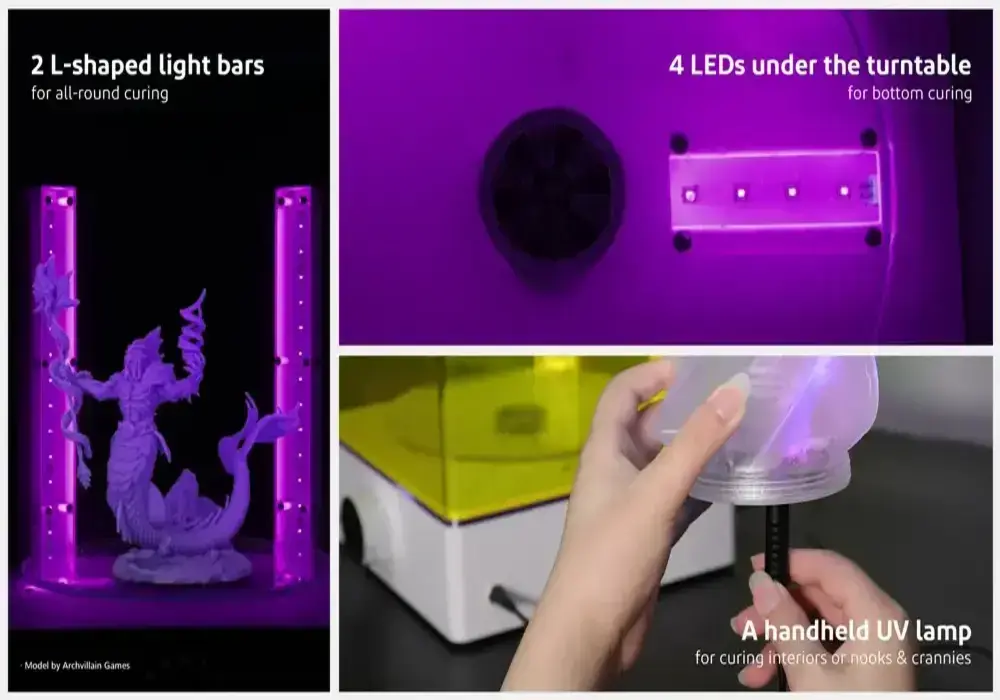 Elegoo Mercury XS Bundle with thorough 360° UV curing system