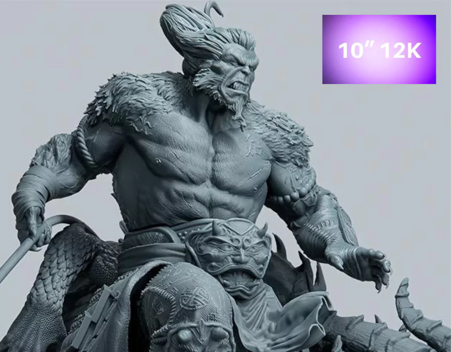 Elegoo Saturn 4 12K Resin 3D Printer features 10-inch 12K Mono LCD with exceptional 11520x5120 resolution