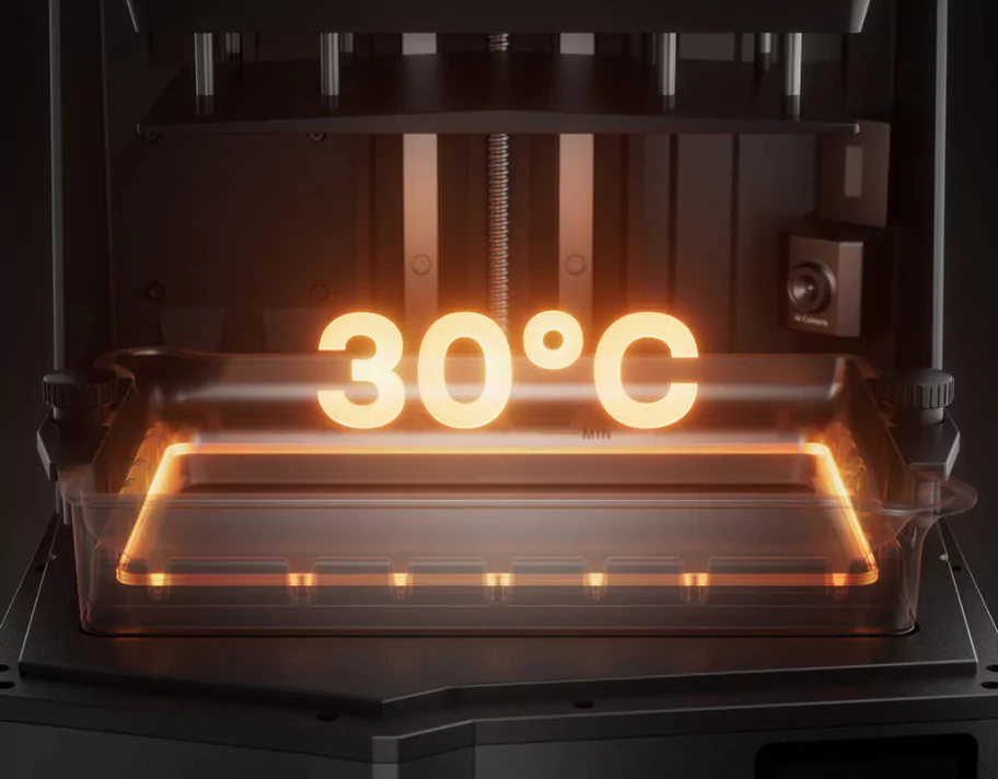 Saturn 4 Ultra 16K Resin 3D Printer comes with Smart Tank Heating at 30°C