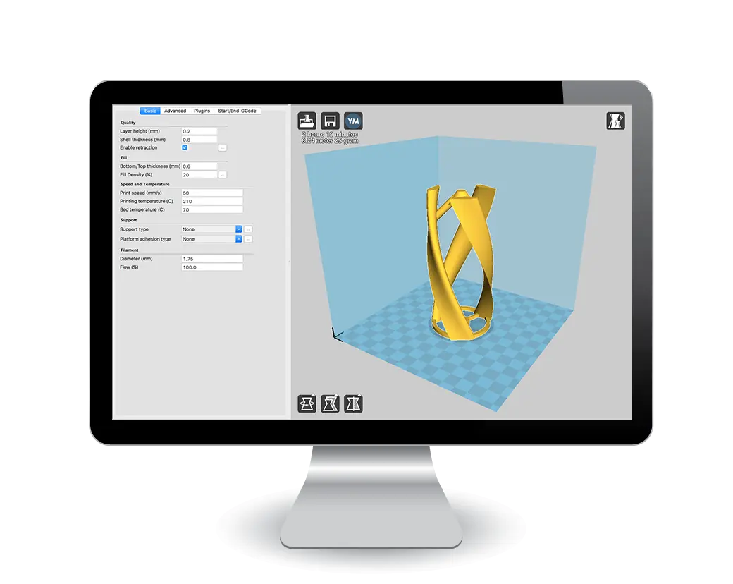 FabX software compatibility with Cura