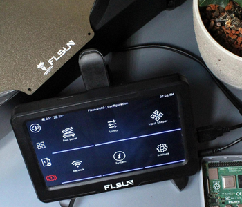 Flsun V400 touchscreen interface user-friendly display controls