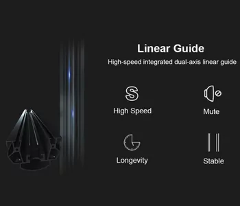Flsun V400 dual linear rails precision smooth motion quality
