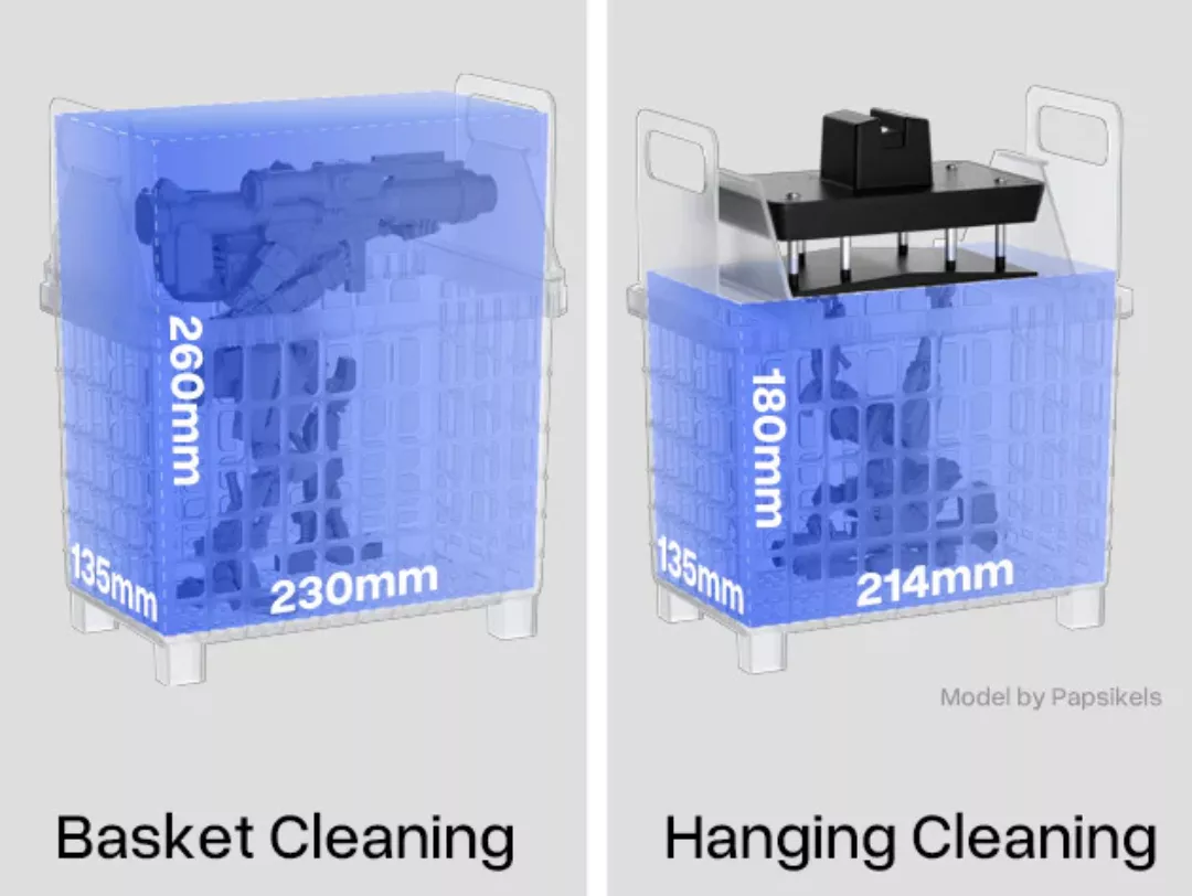 Elegoo Mercury Plus V3.0 — dual cleaning options