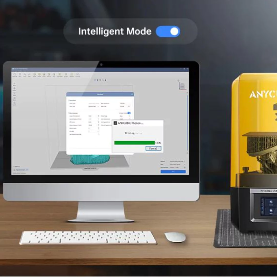 Anycubic Photon Mono M5s includes advanced intelligent mode in slicing software