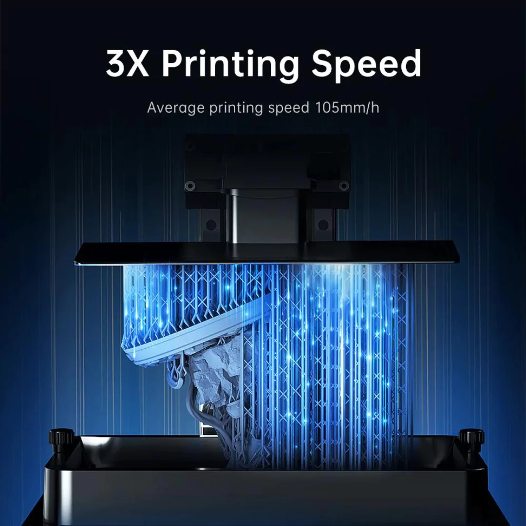 Anycubic Photon Mono M5s prints 3 times faster with speeds up to 105mm per hour