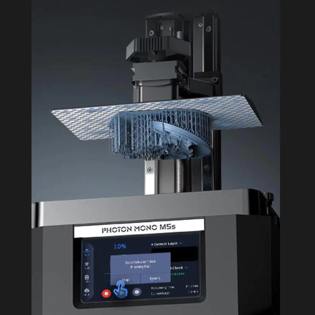 Anycubic Photon Mono M5s monitors printing process in real-time to detect issues