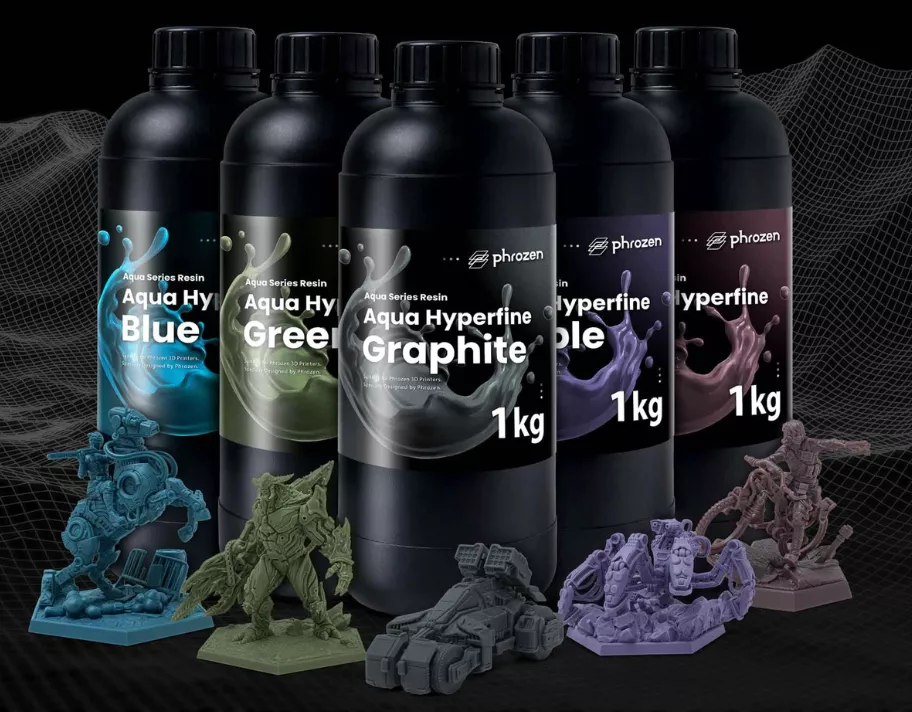 Phrozen Aqua Hyperfine 5 colours graphite green blue purple red