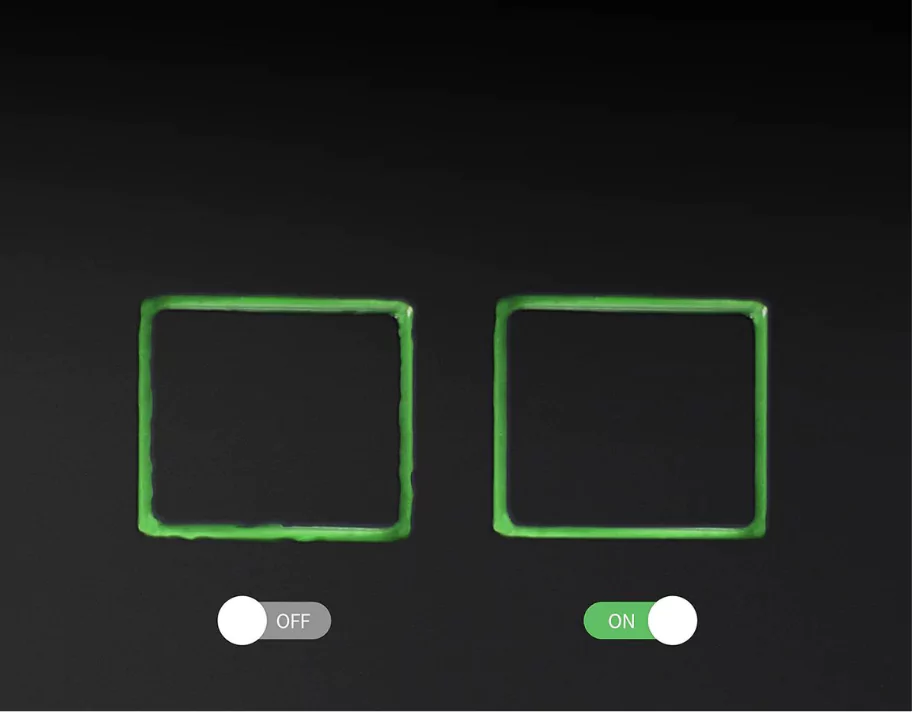 Anti-vibration G-Sensor technology for smooth printing