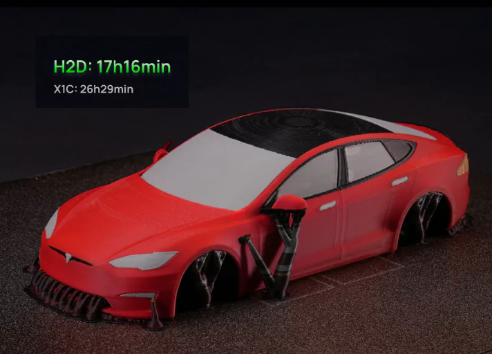 Bambu Lab H2D Vibrant Multi-Color Prints