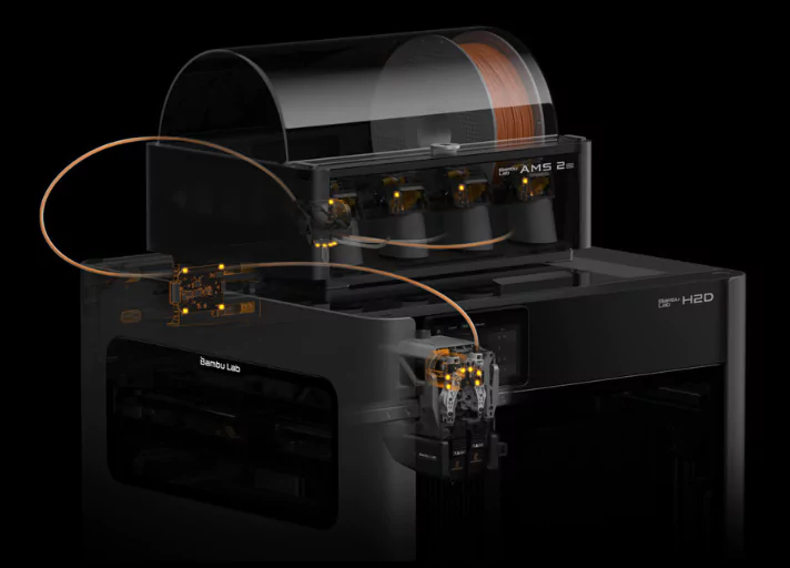 Bambu Lab H2D Advanced Filament Monitoring