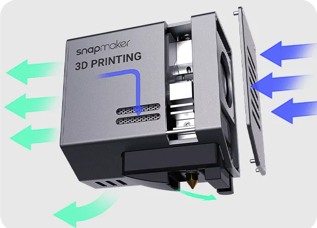 Snapmaker 2.0 A250T/A350T upgraded cooling system for fast and precise printing
